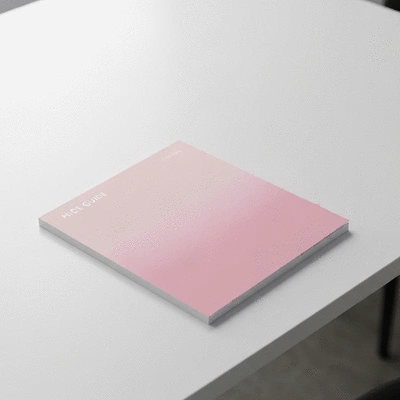 Digital guide or eBook mockup