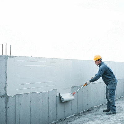 Foundation waterproofing process