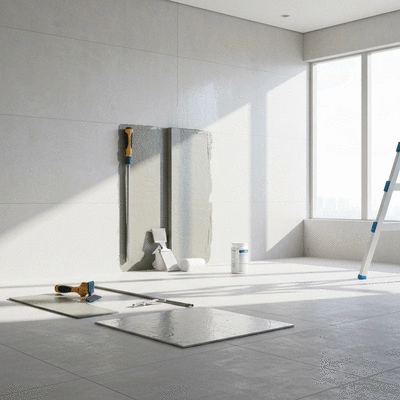 Apartment waterproofing process
