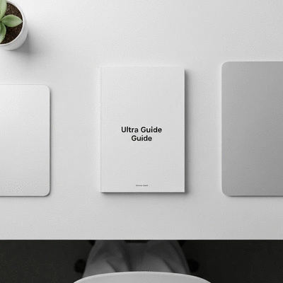 Digital guide or eBook mockup