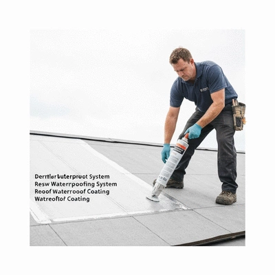 Roof waterproofing system demonstration